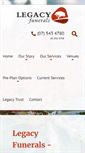 Mobile Screenshot of legacyfunerals.co.nz